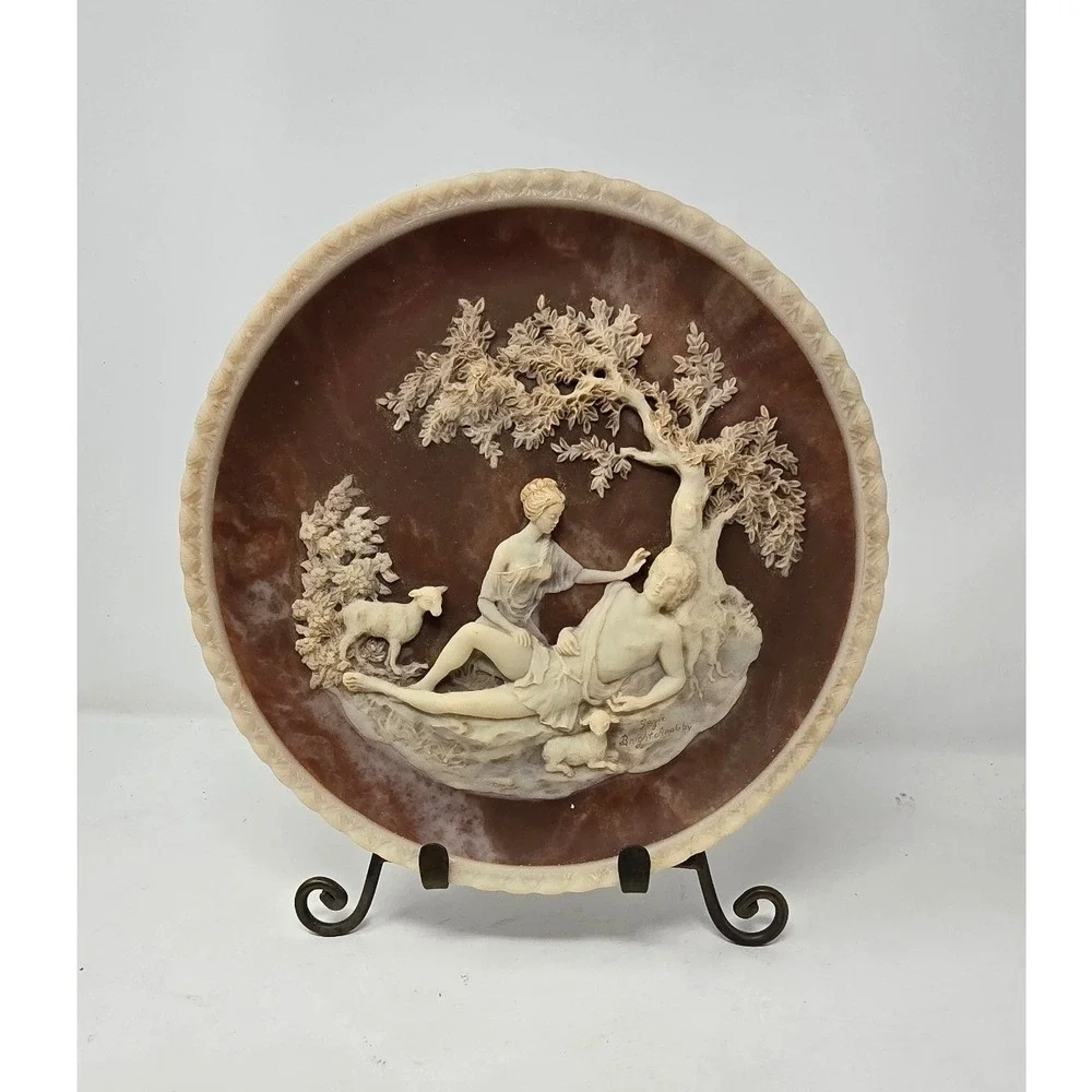 Vtg incolay plate 